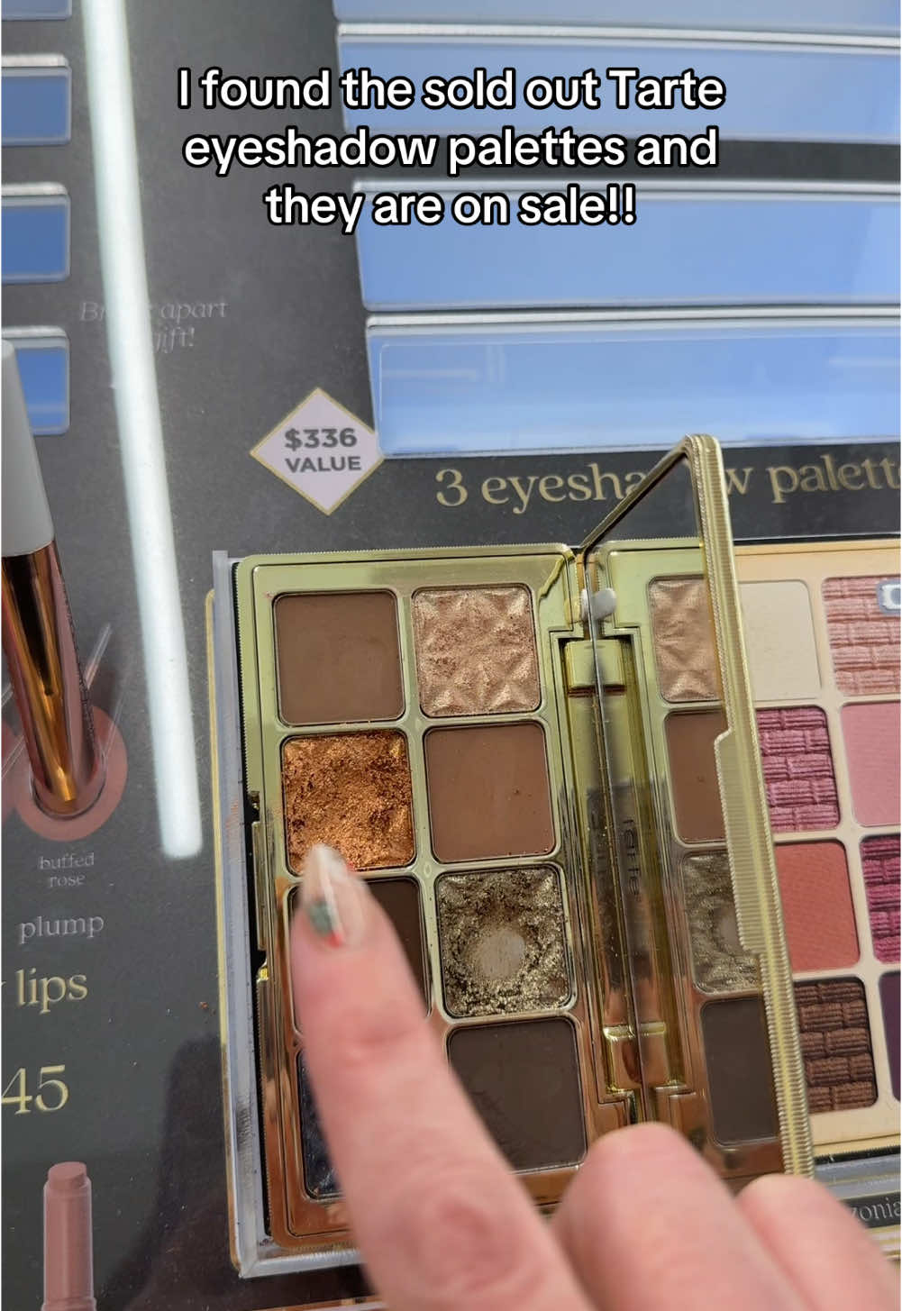 These eyeshadows are just stunning! I am so glad they are back!! @tarte cosmetics @QVC, Inc #tarte #tartecosmetics #qvc #eyeshadow #eyeshadowpalette #goldenera    #momsbelike #badmamatiktok #momlife #badmamatiktok #MomsofTikTok #momsontiktok #momsbelike #momsover30 #momsontiktok #viral #tiktokshopfind #tiktokshop #viralmakeup #beauty #makeup #skincare #momsover40  #tiktokmademebuyit  #ugc #ugccreator #faves #makeupfaves #momtok #tiktokshopspringsale #antiaging #TTSACL #cosmetics #momtakeover #shopwhm #delulufortrutru #delulufortruetrue #skintok #facial #TTSCreatorBash #tiktokshopmothersday #springsavings #grwmchallenge #wellness #springcleaning #TikTokShopMothersDay  #MothersDay #beautyfulspring #dealdash #tiktokshopsummersale #springbeauty #shopaapi #apibeauty#dealsforyoudays #farmacybrandday #SummerBeauty #SummerDeals #api ##selfcarefinds #summerstyle #tiktokshopbacktoschool  #sunkissedsummer  #SummerGlowUpTTS #julydeals  #TTSBeautyKit #SummerGlowUpBox #summergames #tiktokshopbacktoschool  #TTSAPIBEAUTY ##selfcarefinds #benefitsuperbrandday #dayinmylife  #vacayreadybeauty  #DealHunters #rushready #tiktokshopsummer #TikTokShopNewArrivals #TTSbrandday #langetok #tiktokshopnewarrivals #vacayreadybeauty #fashionistafaves ##treasurefinds #TikTokShopSummer #tiktokshopnewarrivals #treasurefinds #ttsbeautybesties #GlitzGlamGhouls  #TTSBeautyKit #fallfinds  #Fallbeauty #ttskbeauty #ttslevelup #tiktokshopaffiliate #tiktokshopaffiliatejourney2024 #tiktokshopaffiliates #affiliatemarketing #TikTokShopBlackFriday #TikTokShopCyberMonday #Falldealsforyou #TikTokShopHolidayHaul #treasurefinds #Tiktokshopblackfriday #Fallfreshness #Falloutfits #Earthtone#BeautifulYou #Halloween2024 #partywithpopilush #selfcarefinds #GlitzGlamGhouls #tiktokshop #fall #spookyseason #tiktokmademebuyit #halloween2024 #halloweennails #wig #fallnails #collagen #SkinCare101 #abhsbd #trippinwithtarte  #TTSLevelUp #shopcider #HolidayCreatorSummit #ttsbeautybesties #TTSBeautyKit #selfcareseason #ttstakeover #newyearnewaura #tiktokshopcreatorpicks #mademyyear #TikTokShopCreatorPicks#TikTokShopHolidayHaul #TikTokShopYearEndSale #tymobeauty 