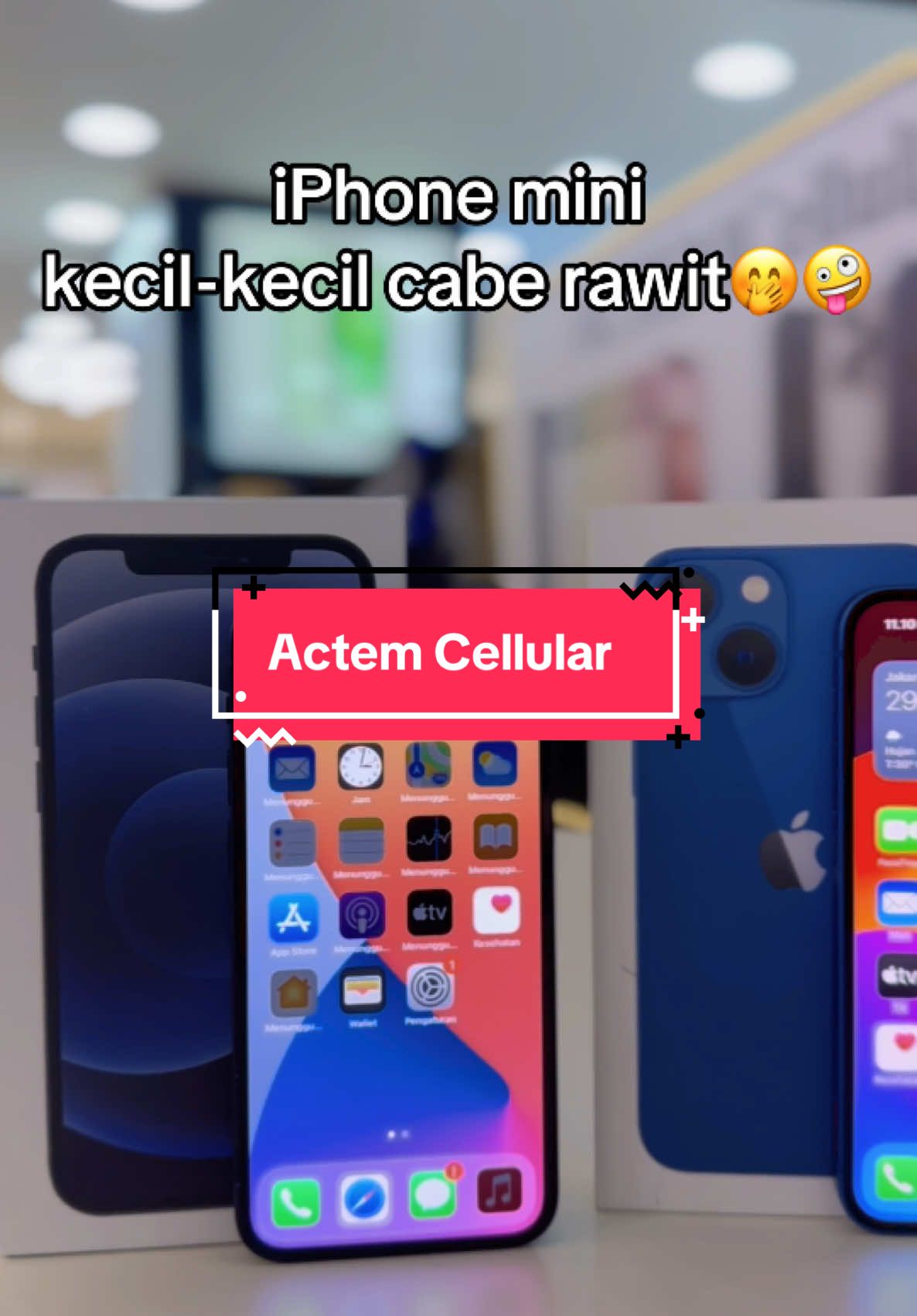 Kalian lebih tertarik ke mini yang mana guys?? Yang lagi cari cari mending di gercepin aja guys soalnya stok dan promo terbatasss🥳🤩 #tangcitymalltangerang #actemcellular #fyp #iphonemurah #tangerangkota 