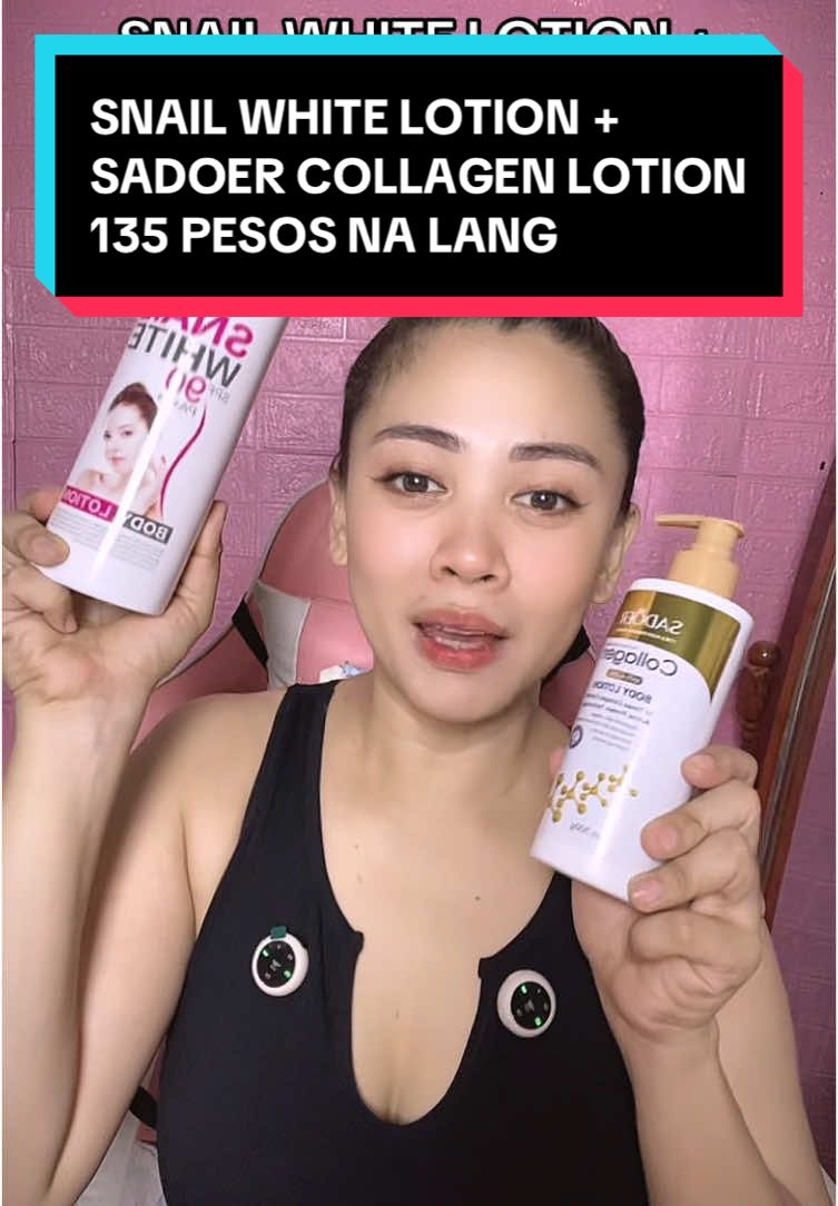 SNAIL WHITE LOTION +  BUY 1 TAKE 1 SADOER COLLAGEN LOTION 135 PESOS NA LANG #lotion #lotionviral #lotionwhitening #trending #muranglotion #mikiwi #sadoer #sadoerproduct #sadoerlotion #sadoervitamincwhiteningbodylotion #sadoerbodylotion 