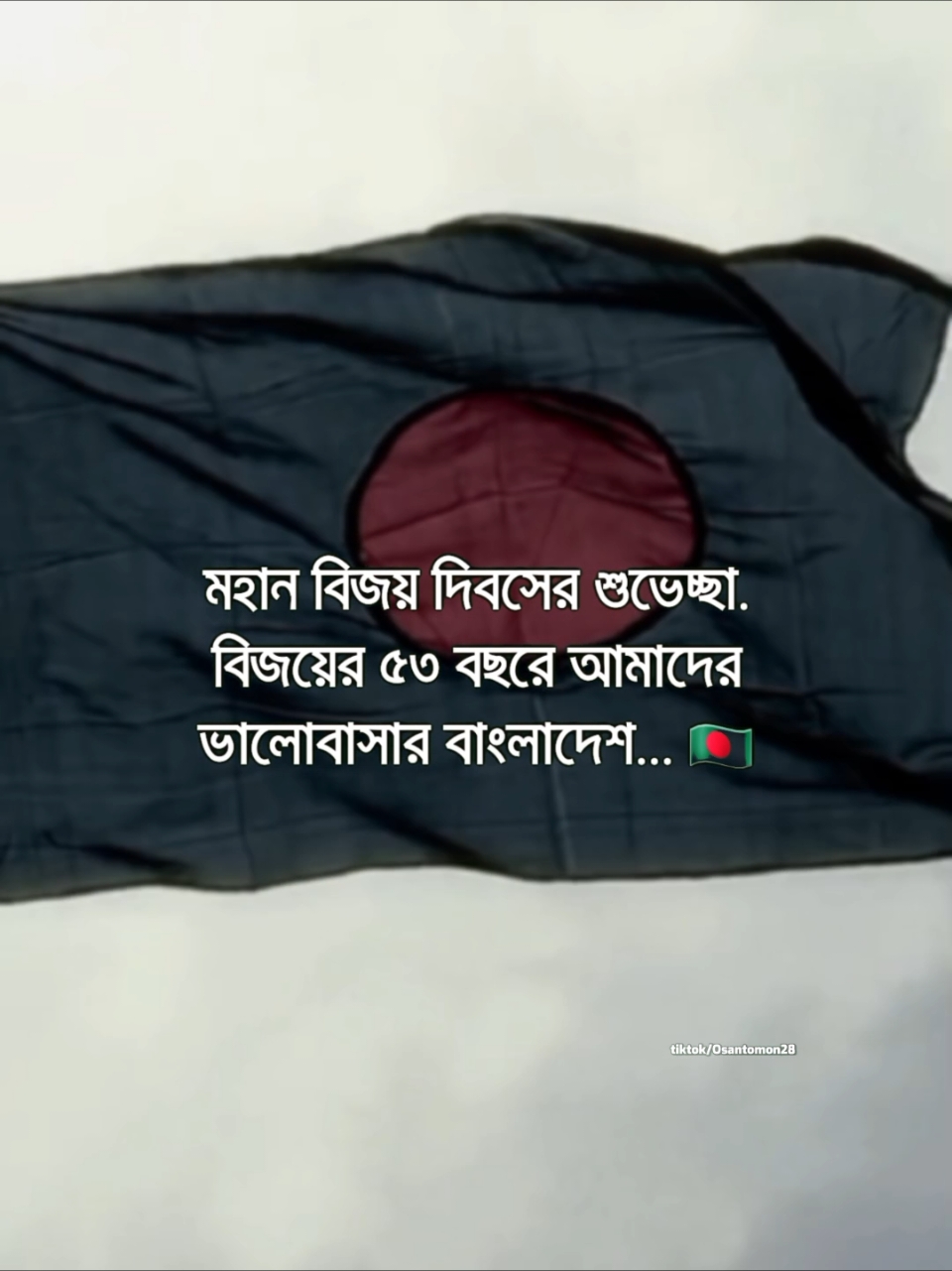 বিজয়ের ৫৩ বছরে আমাদের ভালোবাসার বাংলাদেশ..🇧🇩 মহান বিজয় দিবসে শুভেচ্ছা সবাইকে..🇧🇩#vairl #video #grow #account #foryou #foryoupage #osantomon28 