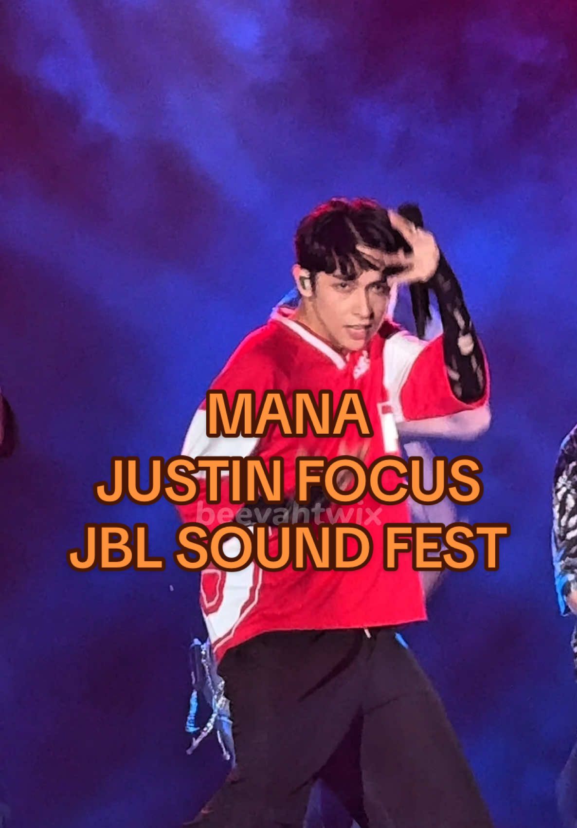 MANA - JUSTIN FOCUS FANCAM 🔥 sana kayanin niyo si @justin 🫠#JBLSoundFest2024 #SB19_JUSTIN #SB19 #justin @JBL PH Official 