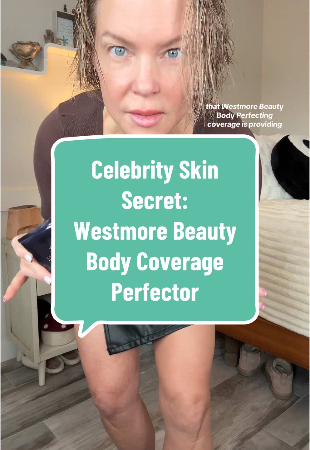 @Westmore Beauty is the celebrity secret for perfect looking skin. I am shocked by the coverage, the radiance and once it’s dry, it does not budge until you remove it with an oil-based cleanser. #westmorebeauty #westmorebeautybodyperfector #celebrityskin #bodymakeup #varicoseveins #stretchmarkcamouflage #bodycoverageperfector #over50skin #flawlessskin #over50beauty #tiktokshopholidayhaul #tiktokshopnewyearnewaura #truegreta