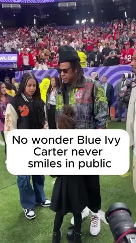 No wonder Blue lvy Carter never smiles in public #celebrity #famous #usa🇺🇸 #hollywood #celebritynews #fyp 