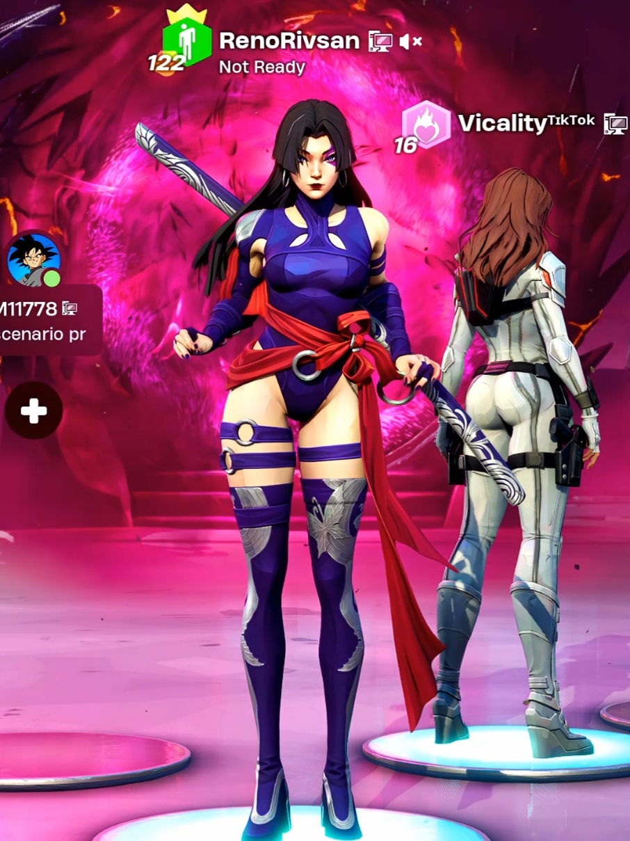 Did you played Marvel Rivals ? Mods By @Zylox #Fortnite #marvelrivals #psylocke #marvel Marvel Rivals X Fortnite