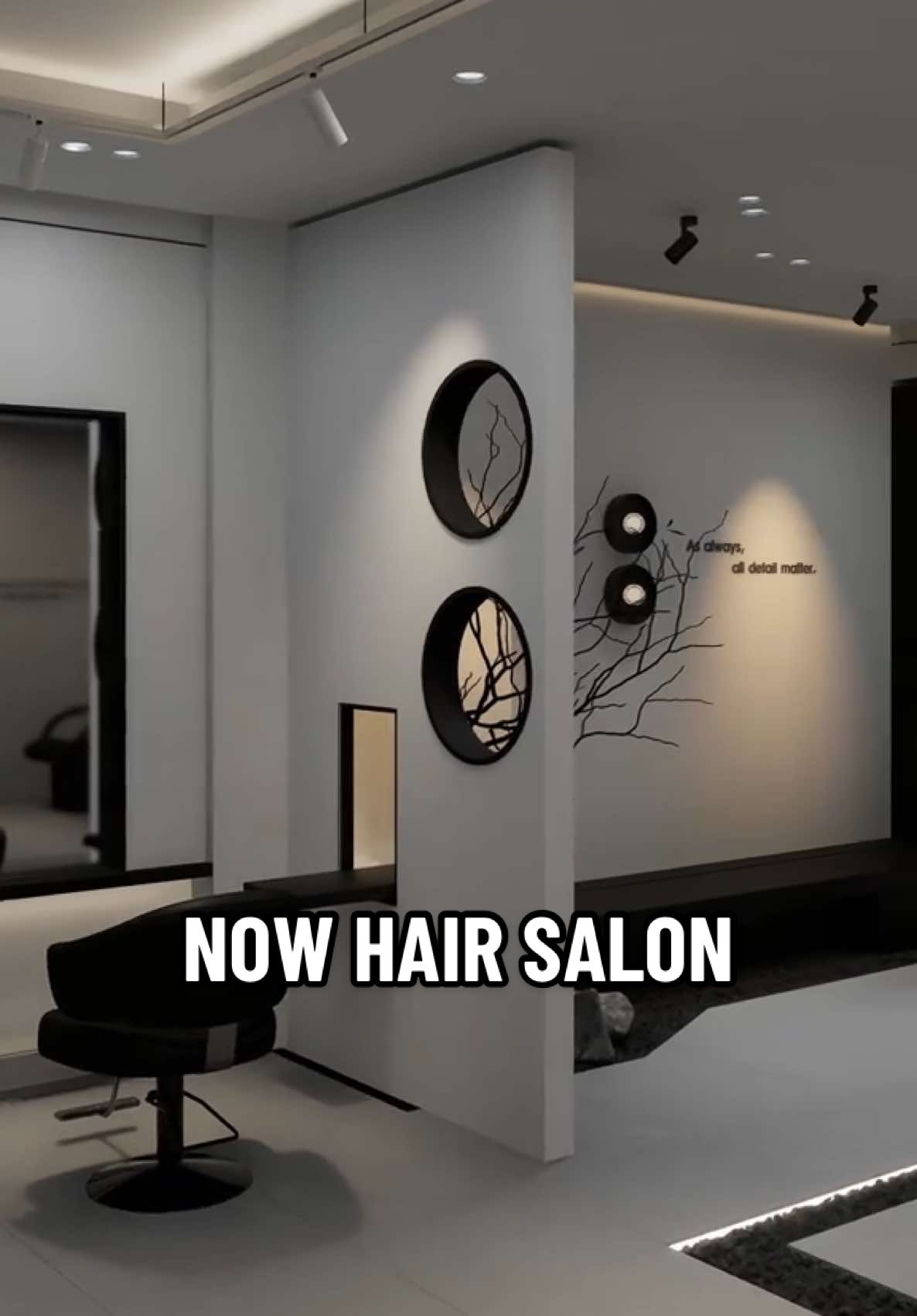 NOW HAIR SALON - Không gian đột phá, trải nghiệm tối ưu! Dự án lần thứ 3 mà chúng tôi cùng đồng hành thiết kế cùng chuỗi salon Now Hair  #3tdesignteam #thietkesalon #xuhuongtiktok2024 #hairsalon #hairstyle