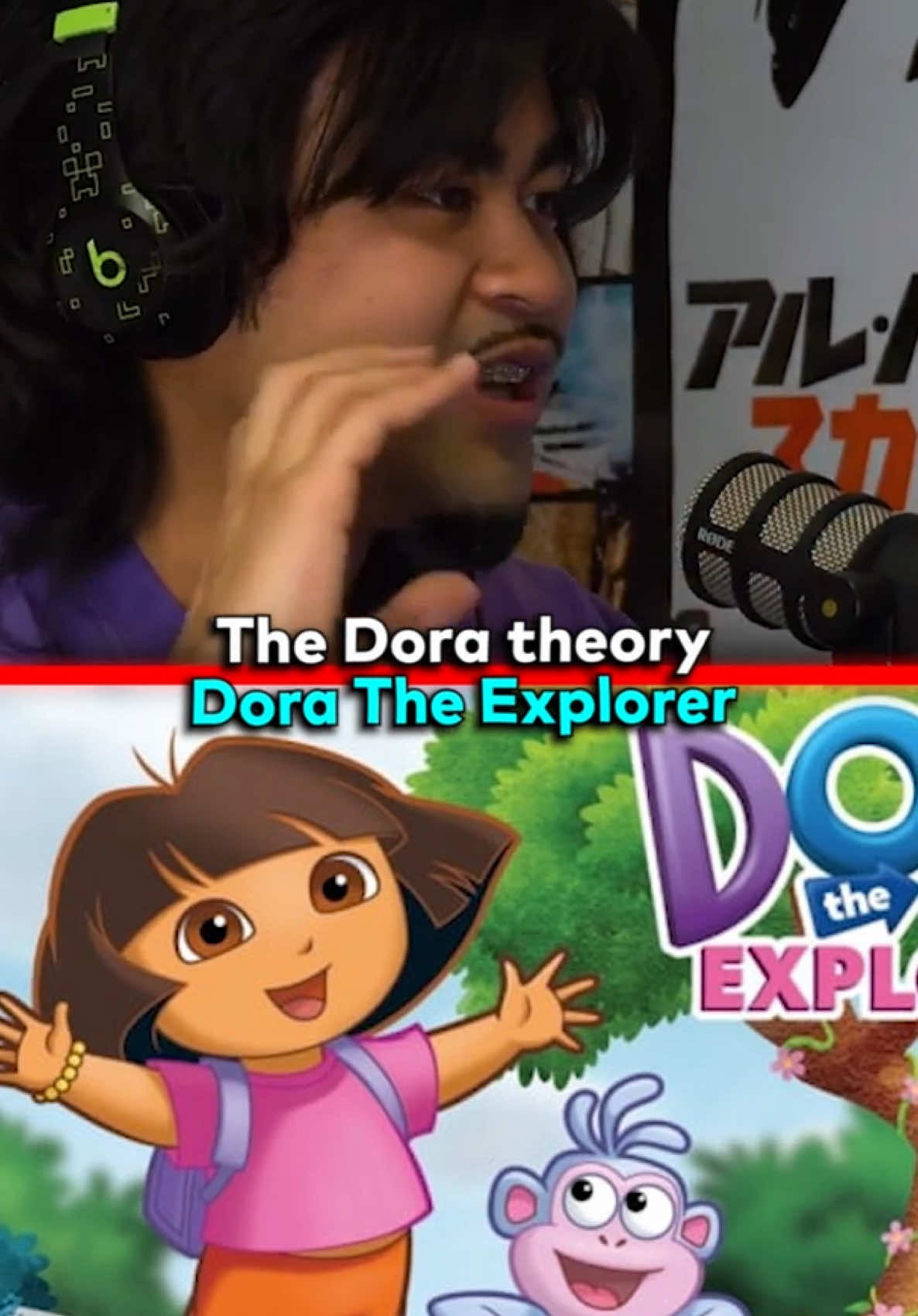 Dora Explorer Theory 😱 #fyp #podcast #jumpersjump 