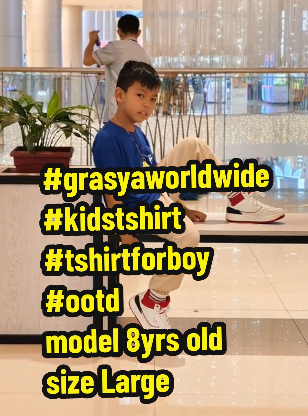 Grasya unisex for kids tshirt/ 100% cotton / trending #kids #tshirt #grasya #cotton #unisex #affiliatemarketing #creatorsearchinsights #damit #kids #fyp #grasyaworldwide® #following 