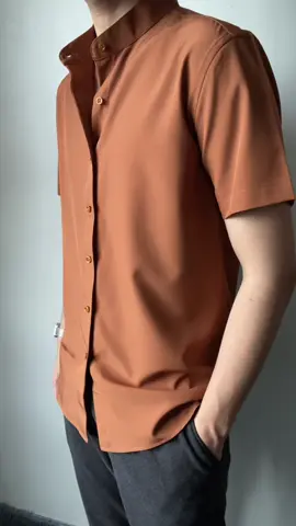 Chinese collar polo #menspolo #womenspolo #opencollarpolo #silkpolo #standcollarpolo 