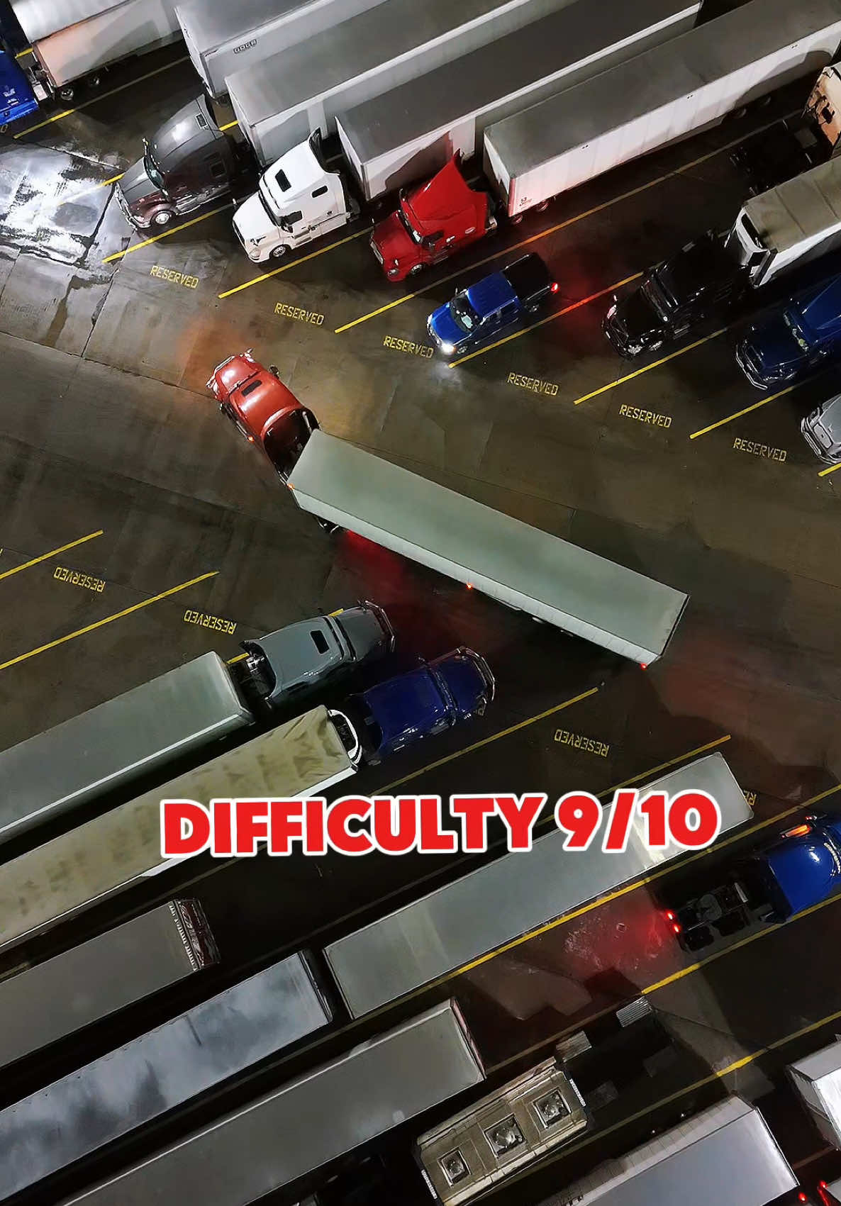 Difficult parking #truck #parking #semitruck 