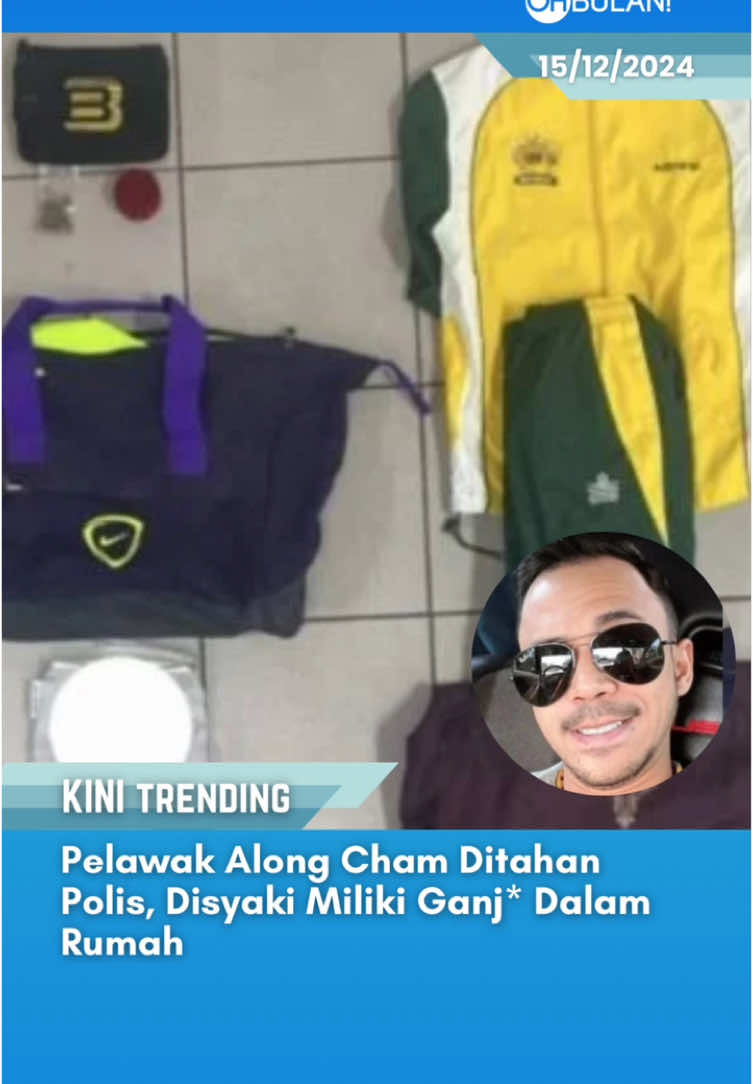 Polis mengesahkan selebriti lelaki tempatan yang ditahan kerana disyaki memiliki ganj* di sebuah rumah di Cyberjaya pada Sabtu adalah pelawak Along Cham. #ohbulan #fyp #news #didakawa #alongcham 