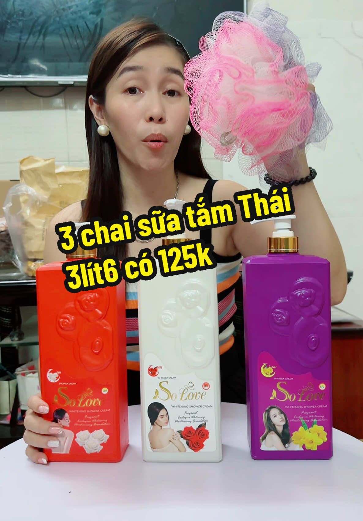 Bộ 3 chai sữa tắm thái Solove 3lít6 có 125k #phuongxinh #phuongxinhxan #suatam #suatamthailan #giadungtienich #xuhuong #tiktok 