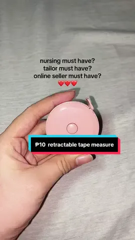 nursing student, online seller, online product buyer, tailors must have retractable tape measure #fyp #tapemeasure 