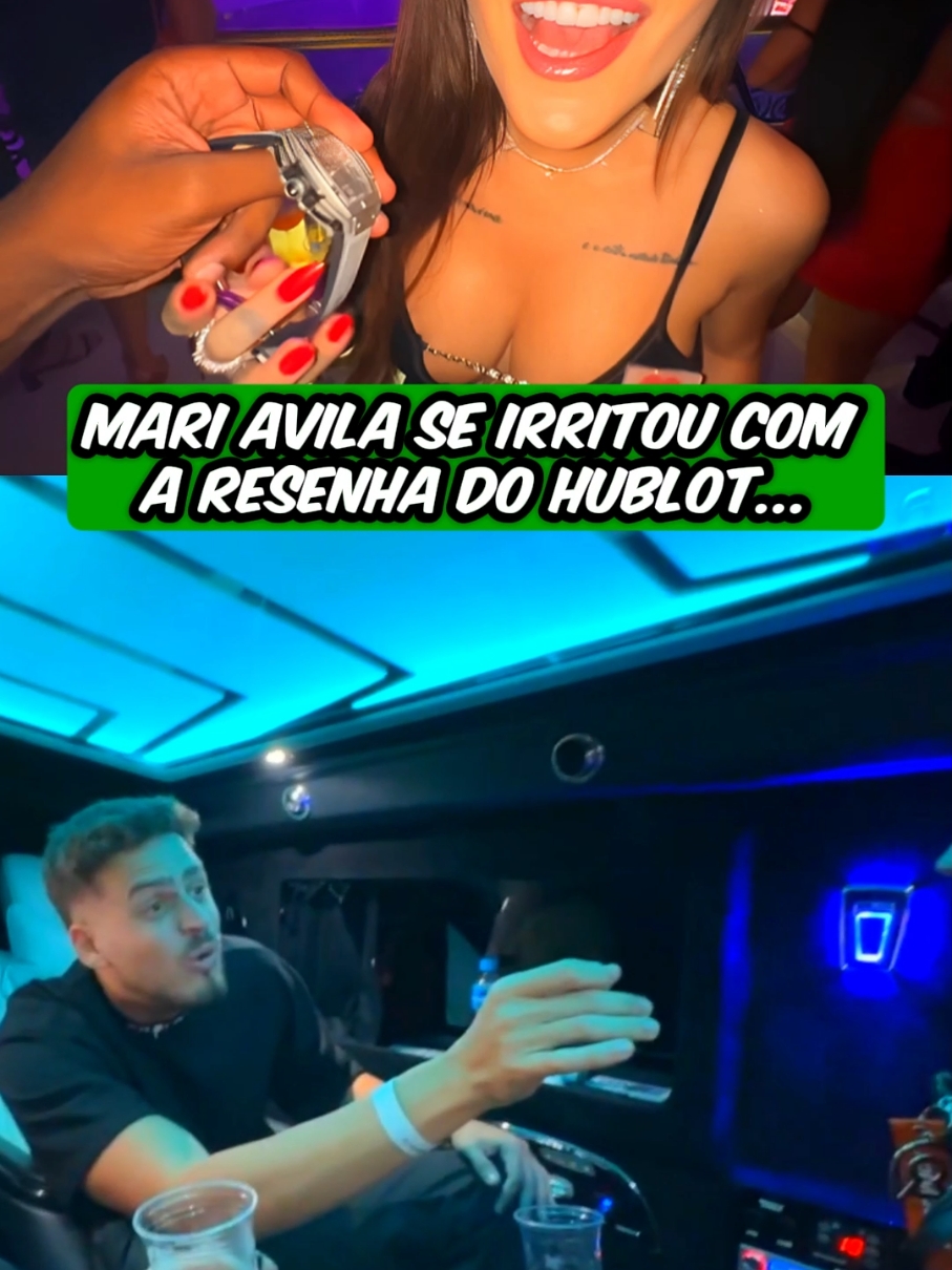 Mari Ávila se irritou com a resenha do hublot 💥 #jonvlogs #bdj #mariavila #hublot #resenha 