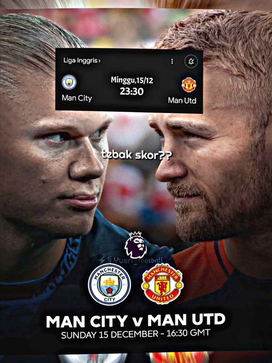 Manchester united vs Manchester city,tebak skor??#manchesterunited #manchestercity #football #xyzbca #fyppppppppppppppppppppppp #fypシviral #PremierLeague 