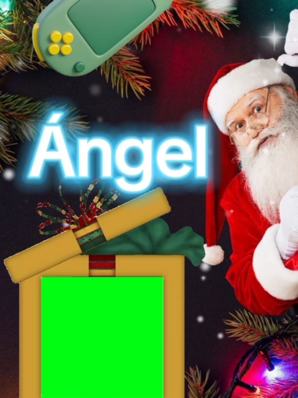 Mensaje de Santa para Angel#caballero_l0b0 #santaclaus #angel #greenscreen #navidad #feliznavidad #diciembre #hohoho #25dediciembre #todos #parati #fyp #CapCut 