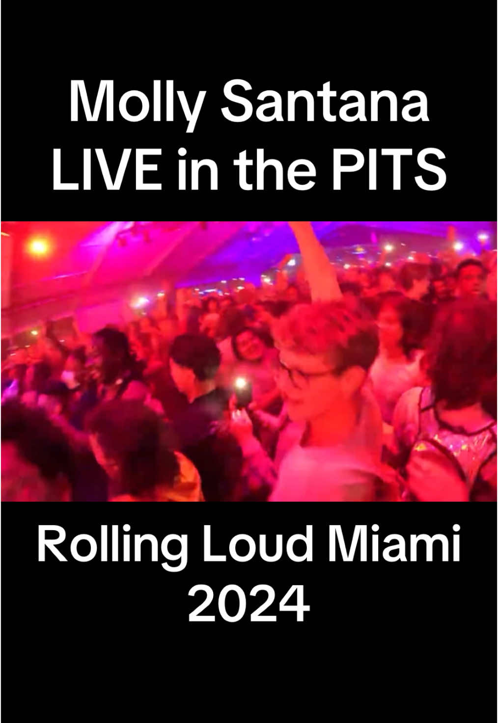 Molly Santana pits were crazy at rolling loud miami! #mollysantana #rollingloudmiami #rollingloud #fyp 