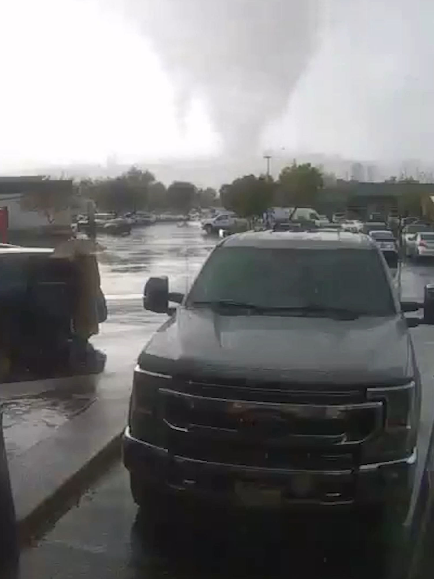 An apparent tornado touched down Saturday in Scotts Valley, California, flipping cars, causing significant damage and sending several people to the hospital. #tornado #california #news #abcnews