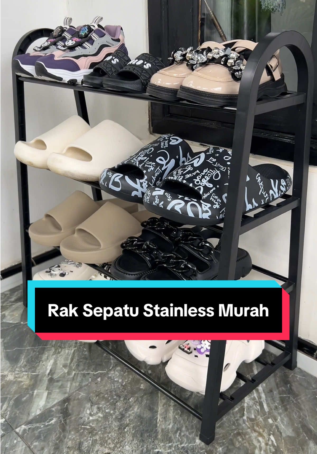 Rak sepatu stainless murah #raksepatumurah #raksepatususun #raksepatuviral #cuantanpabatas #raksepatuportabel 