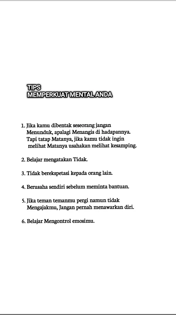 #tips #mentalkuat #untukmu 