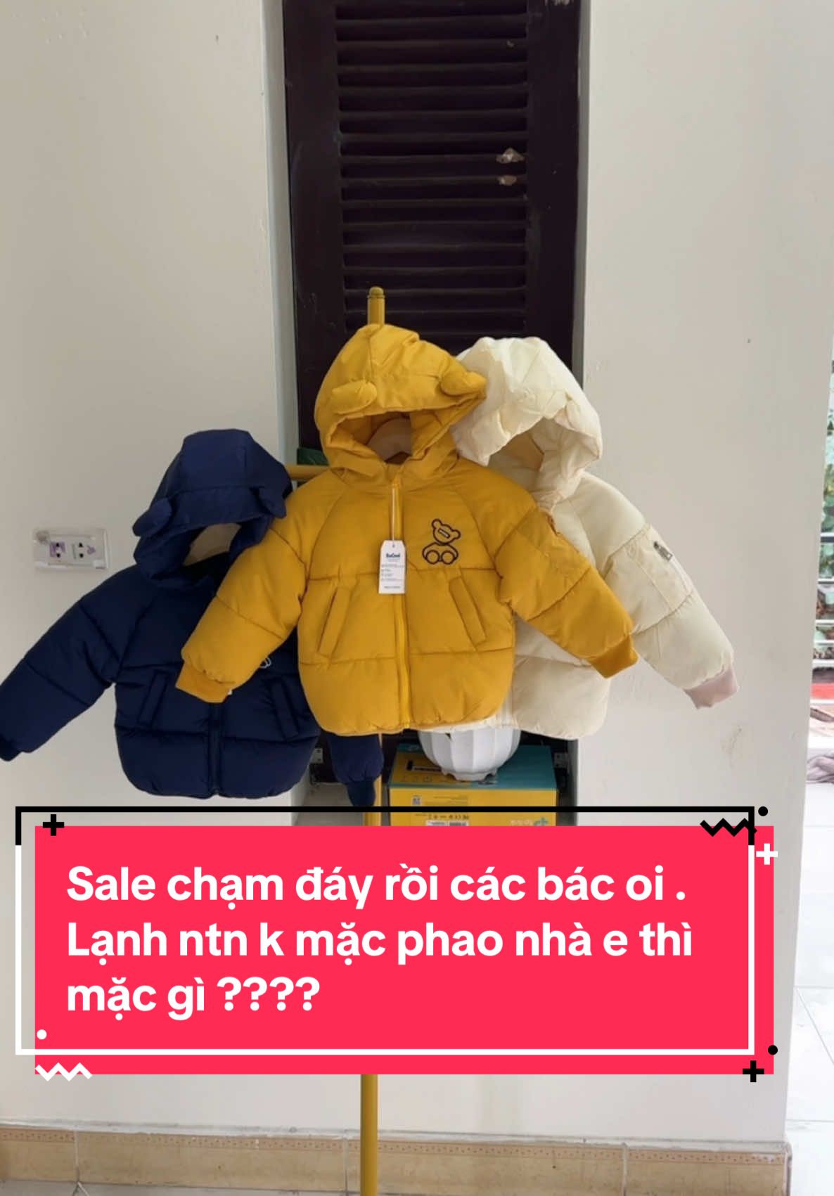 #áo phao gấu cho bé yêu#siêu ấm siêu nhẹ siêu xinh#capcut #hue baby kids#xuhuong #chuyen quần áo trẻ em#xuhuongtiktok 