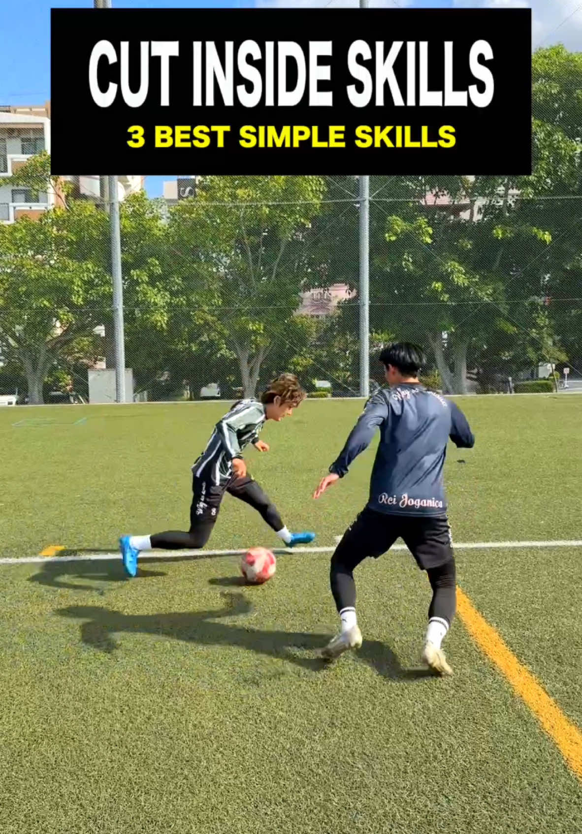 3 skills to use when you want to cut inside⚡️ #football #Soccer #footballskills #soccerskills #REGATEドリブル塾 #レガテドリブル塾 #サッカースクール #サッカー