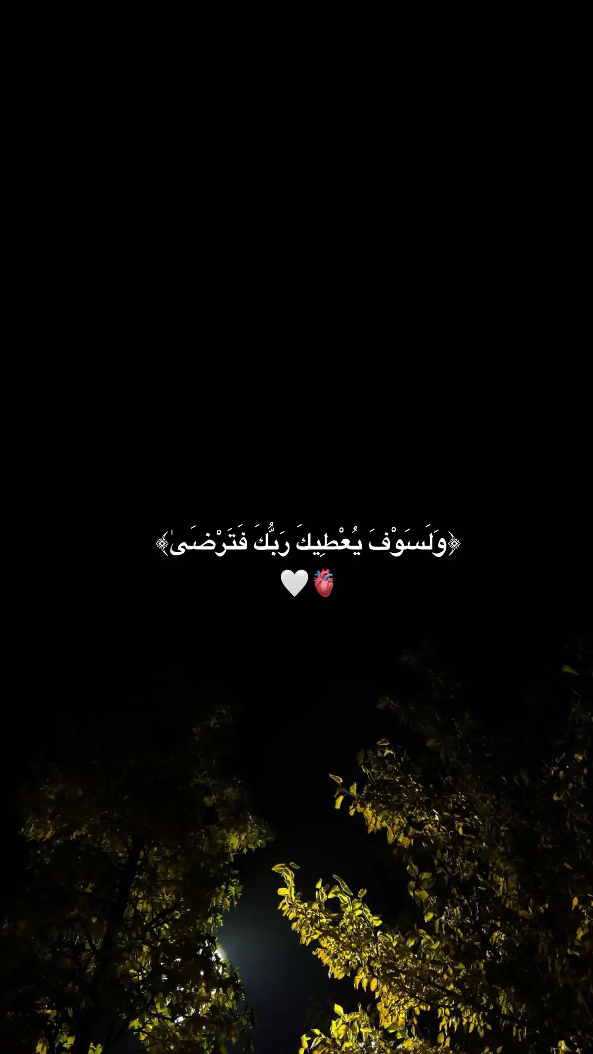 وَلَسَوْفَ يُعْطِيكَ رَبُّكَ فَتَرْضَىٰ .🫀🤍#fyp 