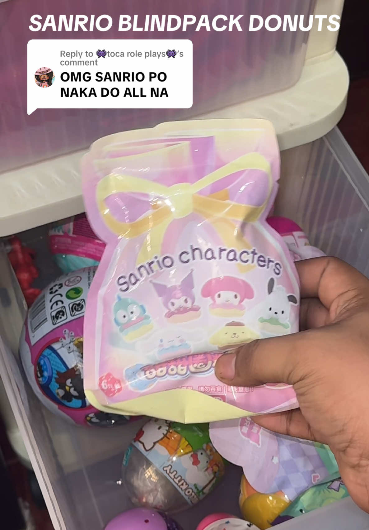 Replying to @👾toca role plays👾 andami pa palang bakabaon sa baul!! need na iunbox tong mga to! ang cute ng Sanrio Donuts 🤩😝 RARE LAHAT!! #ohhyeats #lootbags #unboxing #blindbox #blindpack #sanrio #sanriocore #sanriogirl #sanriodonut 