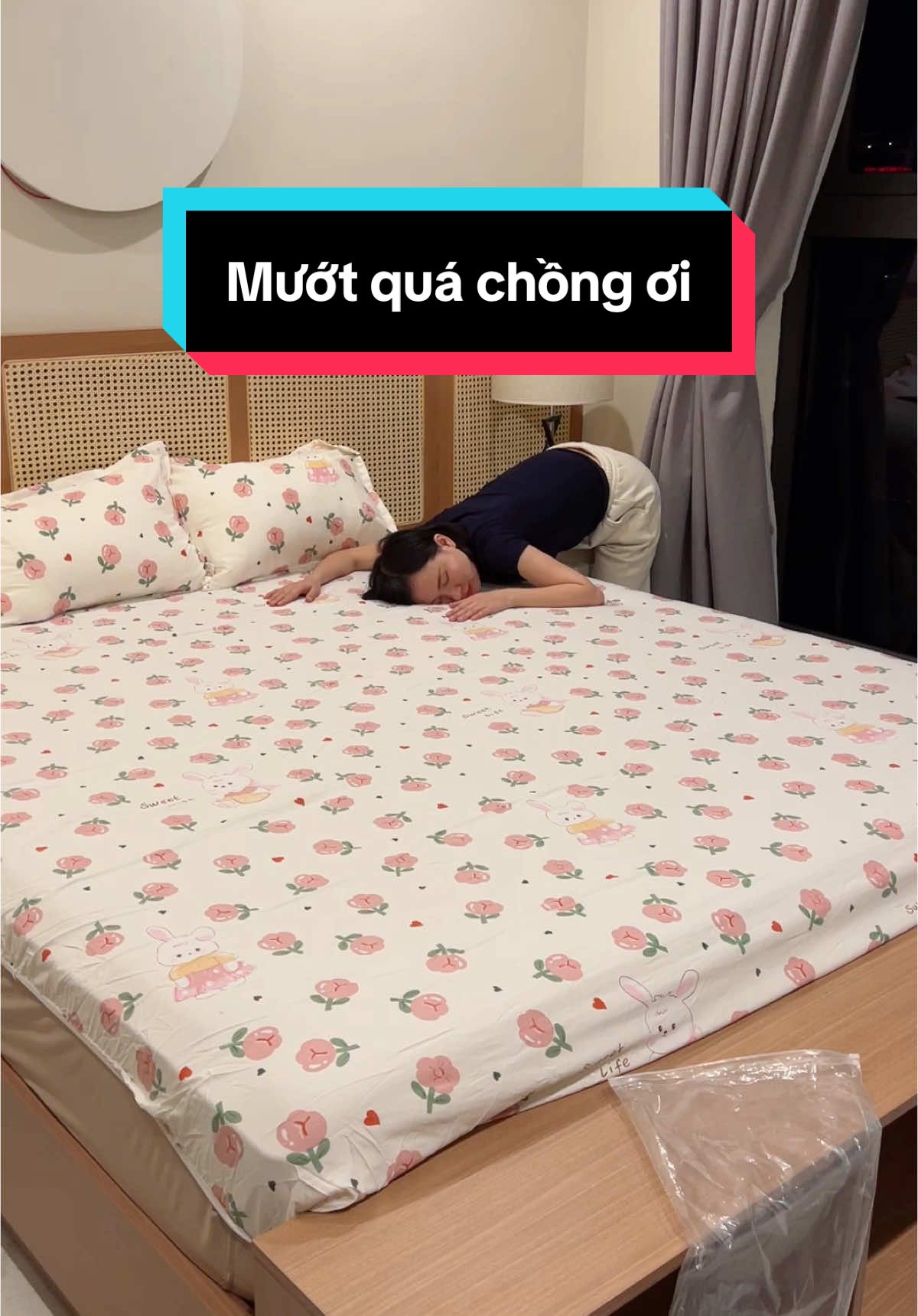 Bộ ga đũi cotton đẹp nhứt nhì tiktok mà giá chỉ bằng 2 cốc trà sữa , mềm mịn thoáng khí có thừa #cotton #ga #gagoi #changagoi #gachun #gagiuong #gatraigiuong #changa #changagoidem 