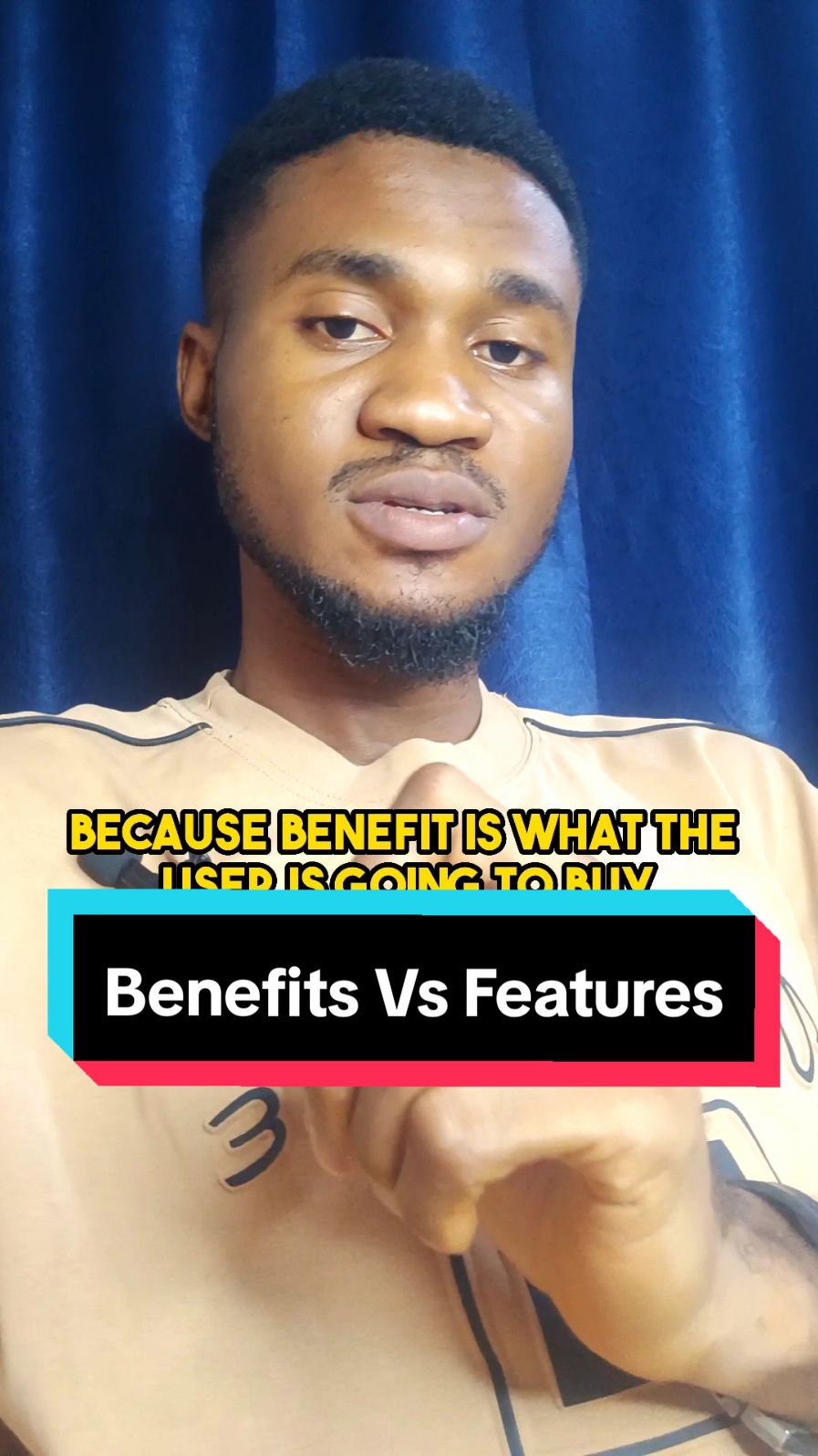 Focus more on product BENEFITS instead of FEATURES | Copywriting 101 People buy benefits. What will your product or service do for them? This is what you should be telling them. #copywriting #fyp #xyzcba  #relatable