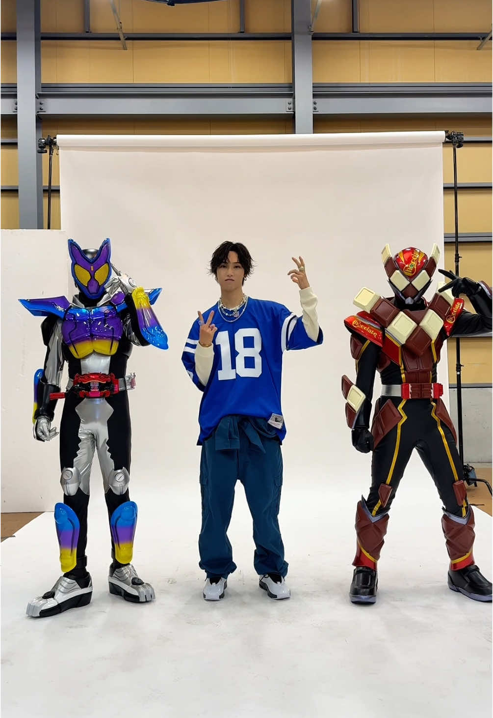 #仮面ライダーガヴ #仮面ライダーヴァレン と #堀夏喜 で #ガヴガヴダンス ✨️ @【テレビ朝日公式】スーパーヒーロータイム  #FANTASTICS #GotBoost #NATSUKI