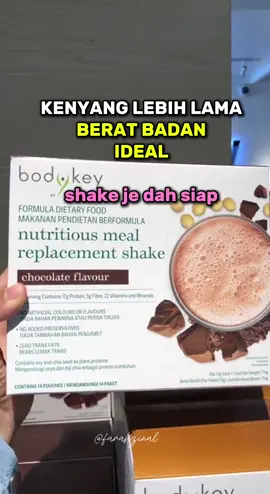 soy protein + bodykey untuk bantu kenyang lebih lama & berat badan ideal #protein #soyprotein #bodykey #yayalegacy #penang 