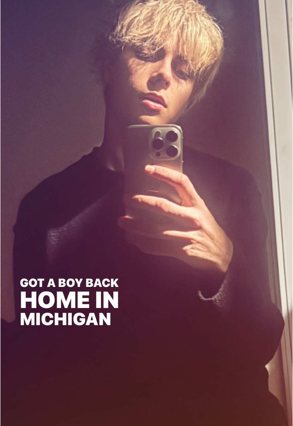 ben looks so fine w blonde hairr omgg  #benjamindealmeida #benoftheweek #relatable #fyp #gotaboybackhomeinmichigan #joke 