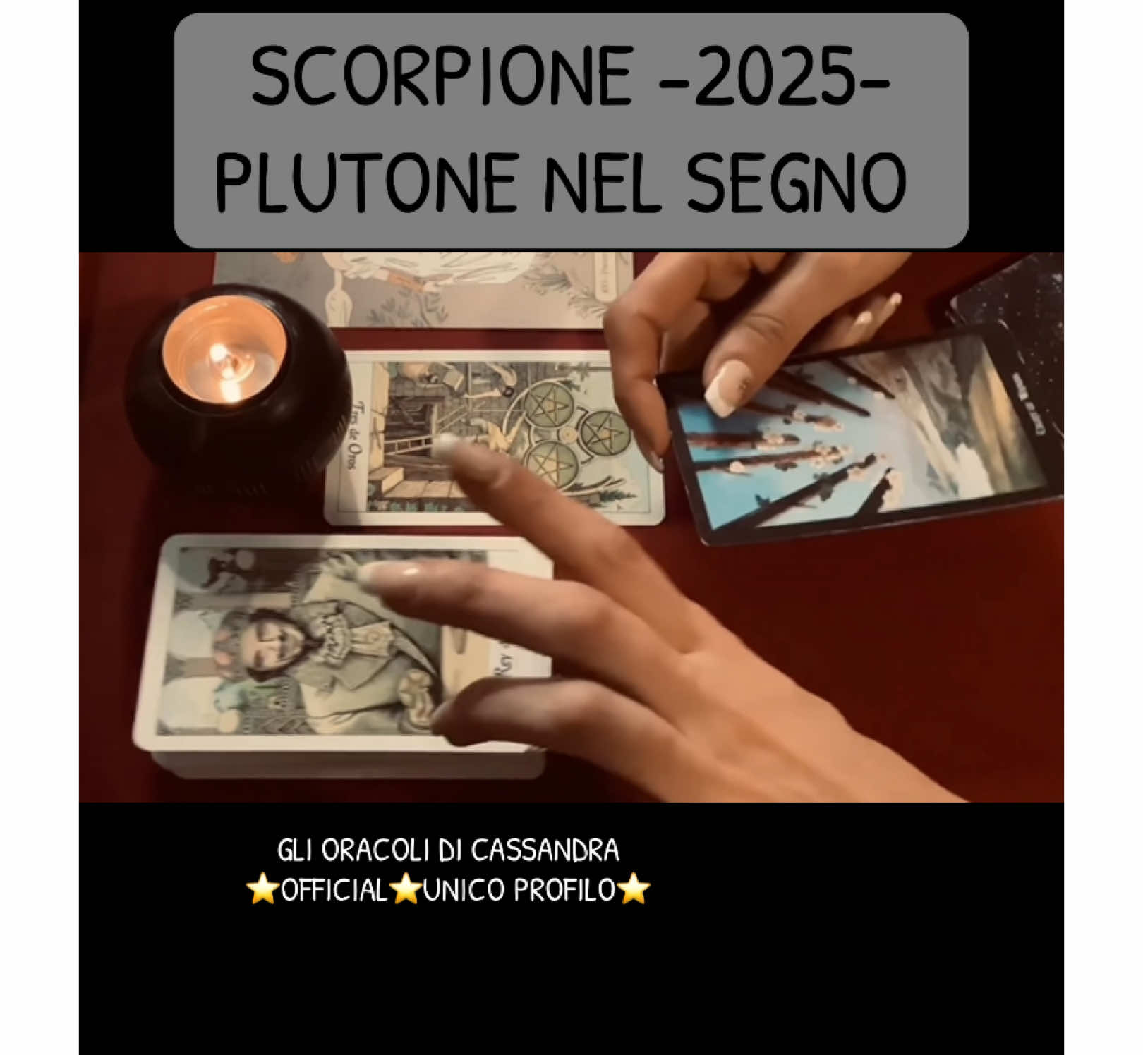 SCORPIONE -2025- PLUTONE NEL SEGNO 🪐 #2024 #2025 #plutone #newyear #tarocchi #tarot #glioracolidicassandra #official #♏️ 