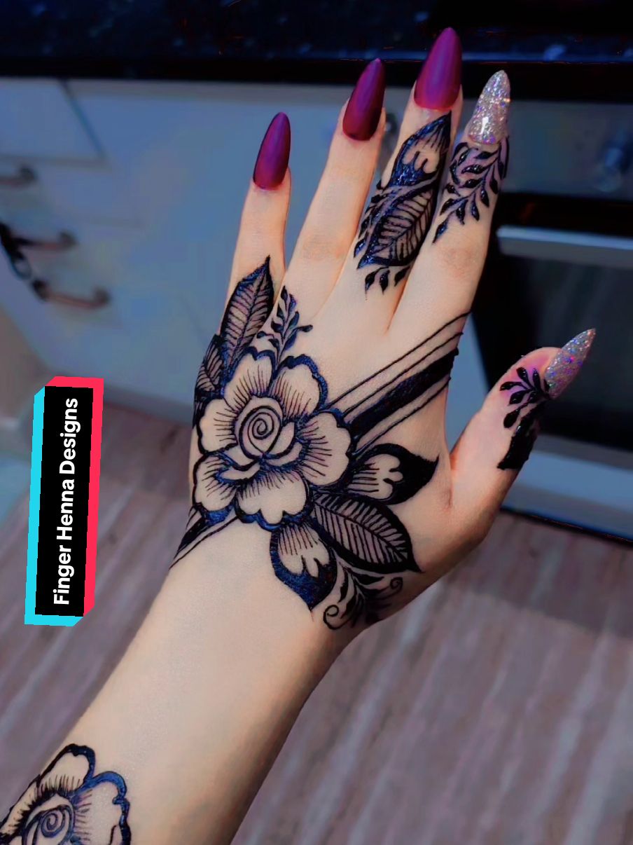 Finger Henna Designs #creatorsearchinsights 