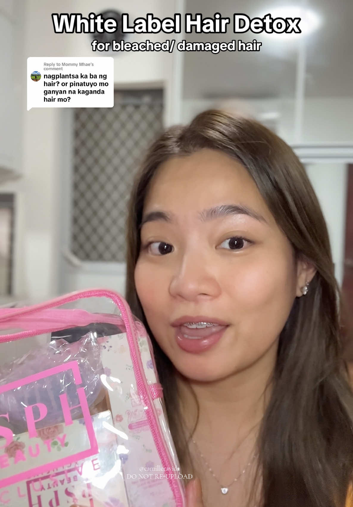 Replying to @Mommy Mhae No need iplansya kasi para ka ng naka blower pag natuyo! Super love this White Label Hair Detox! 🥹 #hair #hairtok #psphbeauty #psphbeautyph #whitelabelbypsphbeauty #whitelabel #hairmask 