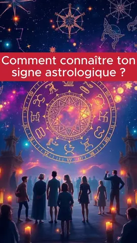 Voici comment connaître ton signe astrologique. #astrologie #zodiac #zodiaque #signe 