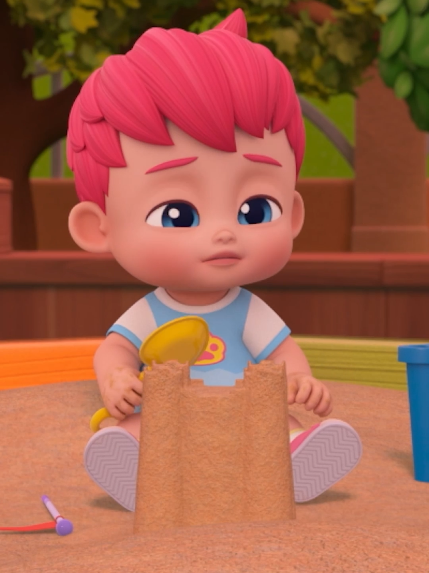 Good-Bye, Sand Castle!🏰 #goodbye#Home#gotohome#playground#Bebefinn #Bebefinnsong #education #nurseryrhymes #tiktokkids #baby #bebes #animation