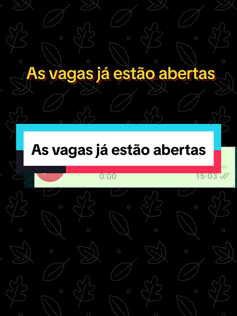 As vagas já estão abertas.... #humorbr #memes #humortiktok #engraçado #audioviral #audioviralentiktok #monetizartiktok📲💰🔥💵 