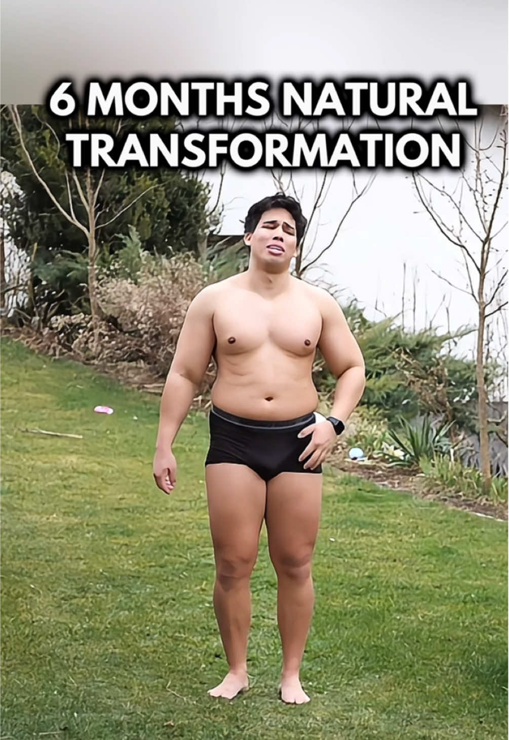 6 month natural transformation timelapse from my first competition 🗿#bodytransformation #gymtransformation #beforeandafter #motivation #fatloss #mensphysique #bodybuilding 