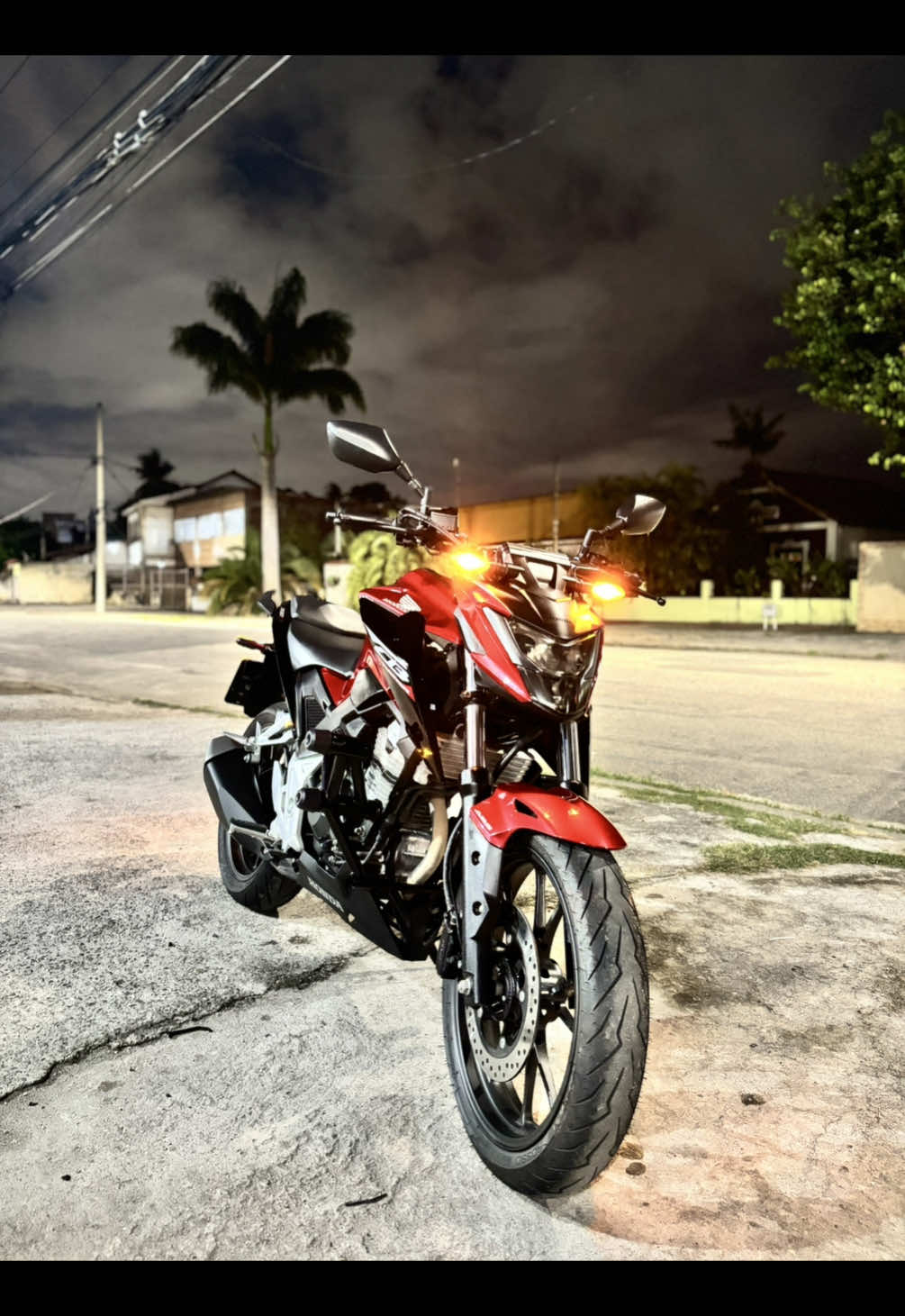 Minha arlequina ❤️🖤 #cb300f #honda #moto #motogirl #2025 
