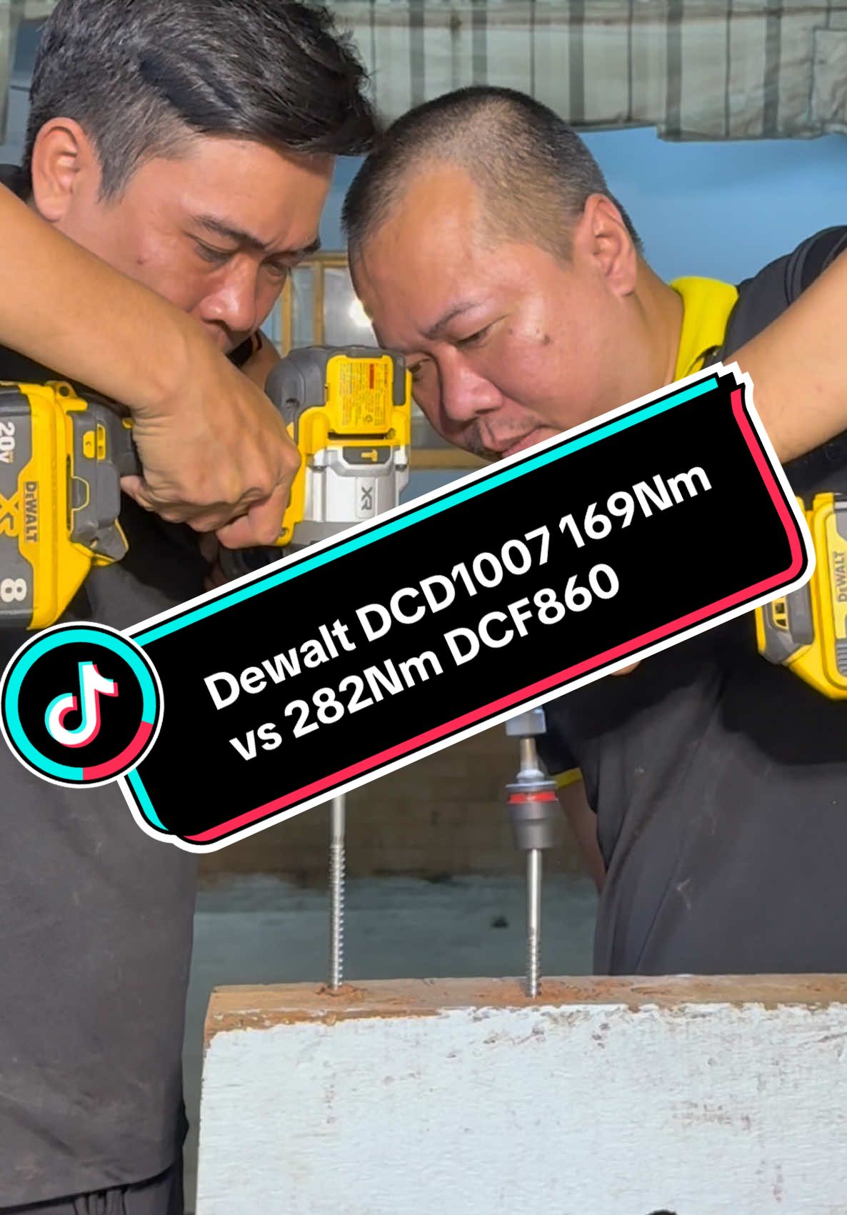 Dewalt DCD1007 169Nm vs 282Nm DCF860 #88elevenshop #testthựctế  #máykhoanpin #dewalt #dcd1007 #dcf860