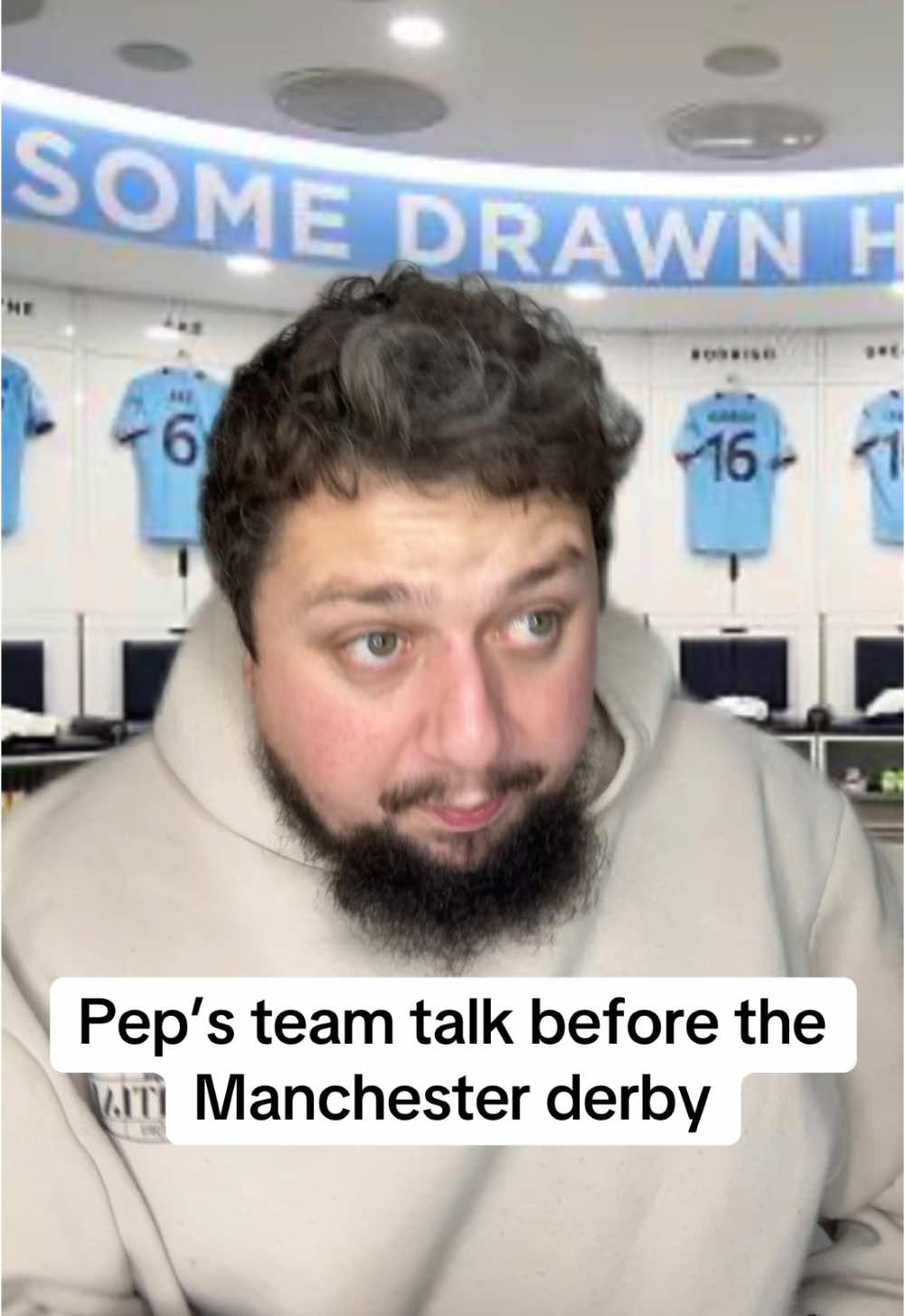 Who wins the Manchester derby? #fyp #derbyday #manchesterunited #mancity #pepguardiola #PremierLeague #manchesterderby 