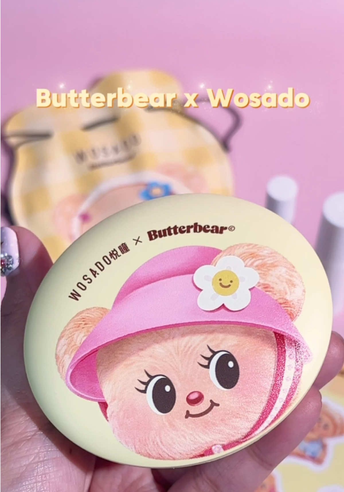 Cutie collaboration of Butterbear x Wosado Magnetic Eyelashes 🧸🎀✨ #WosadoLashes #wosado #wosadomagneticlashes #magneticlashes #butterbear #BeginnerFriendlyLashes #BeautyTok #lightweightlashes 