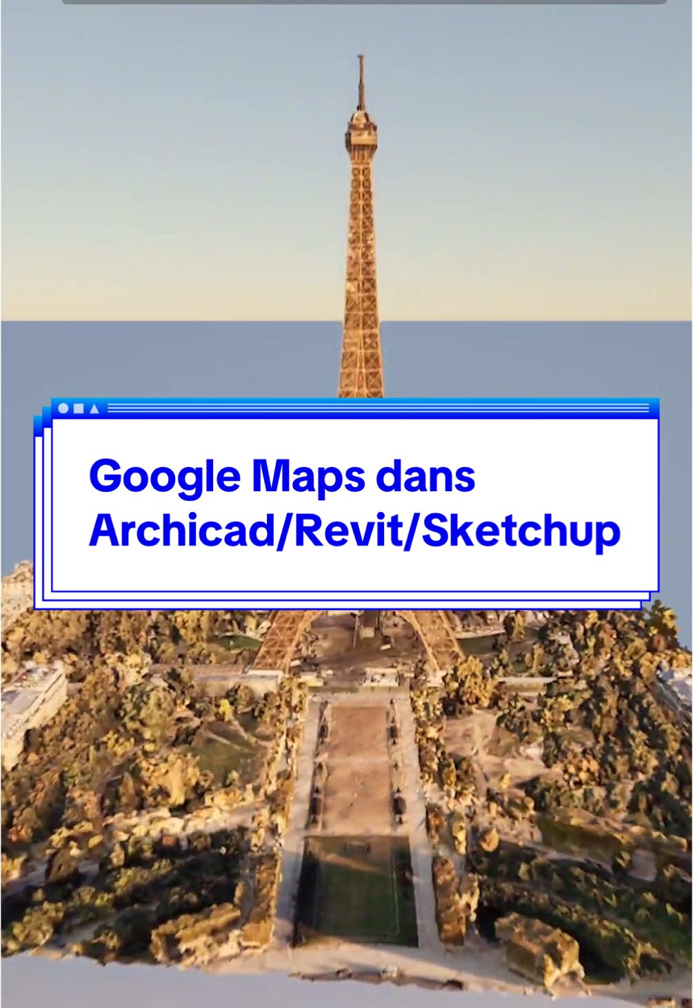 #tuto pour récupérer la #3D de #googlemaps dans #archicad #revit #sketchup sur #youtube pour les #architectes 