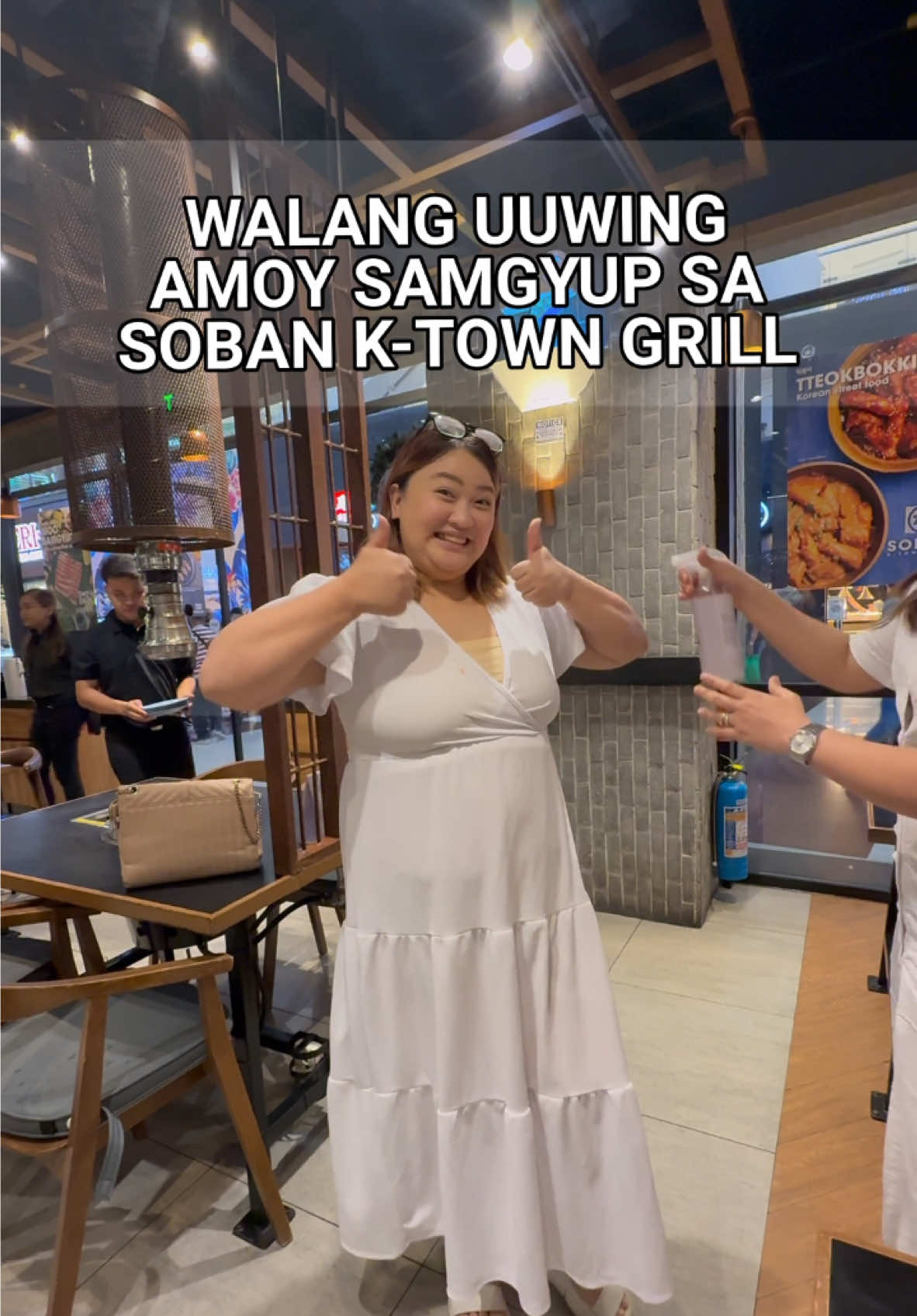 Yung 2nd favorite part namin sa Soban K-Town Grill 소반 eh yung nasa dulo 😂😂😂Use the code ILOVESOBAN10 para sa discounts! #SobanKTownGrill #Samgyupcravings #samgyup #foodtrip #teobokki #kimchirice #foodieph #lawstudents @Soban K-Town Grill 