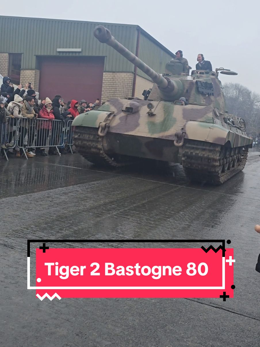 un monstre 💀  #armylife #tiger2 #panzer #tank #bastogne #battleofthebulge #fyp   @Military Machine 