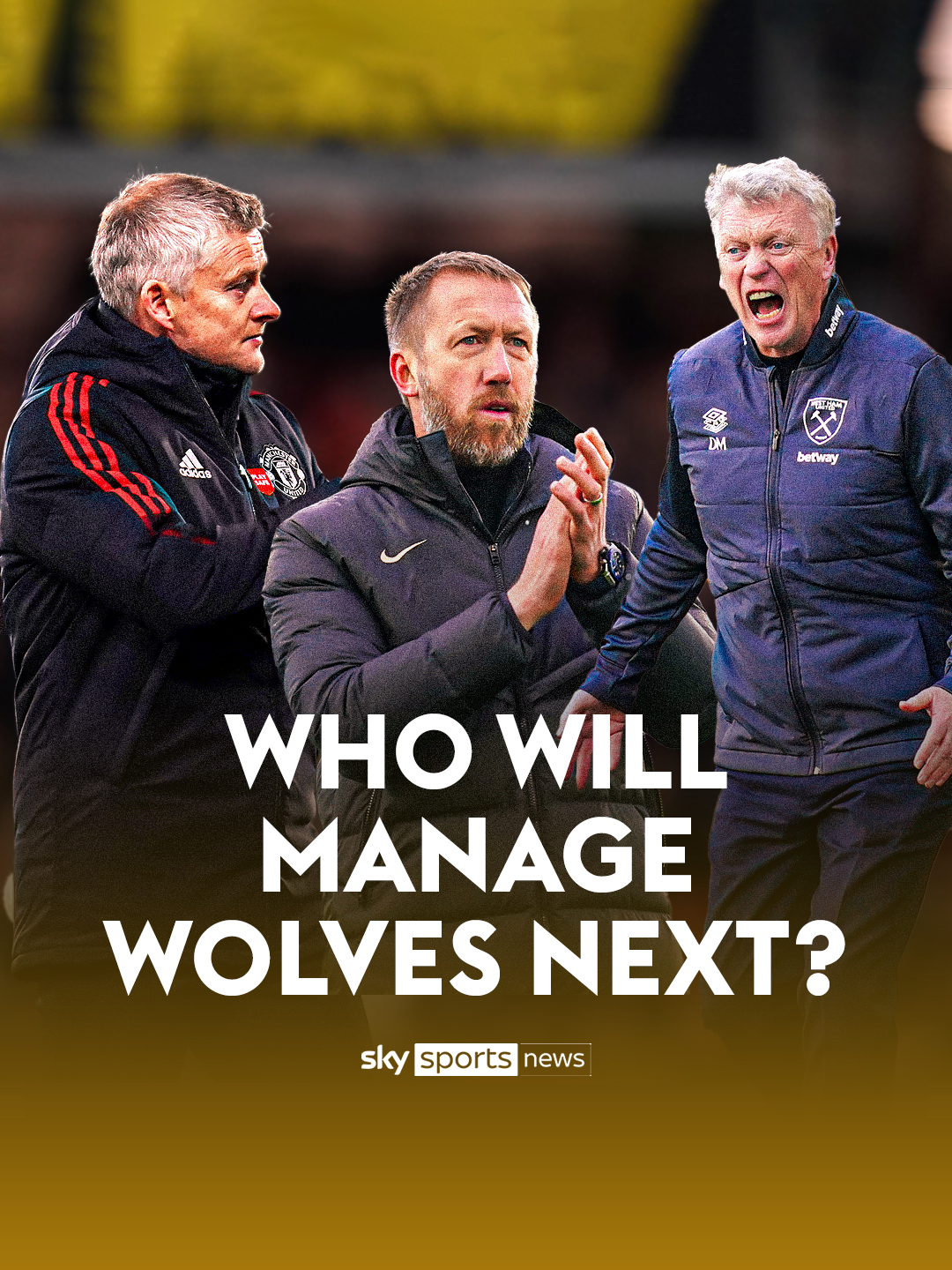 Ole Gunnar Solskjaer, Graham Potter, David Moyes | Who will become the next manager of Wolves? 🐺#skysportsnews #skysports #wolves