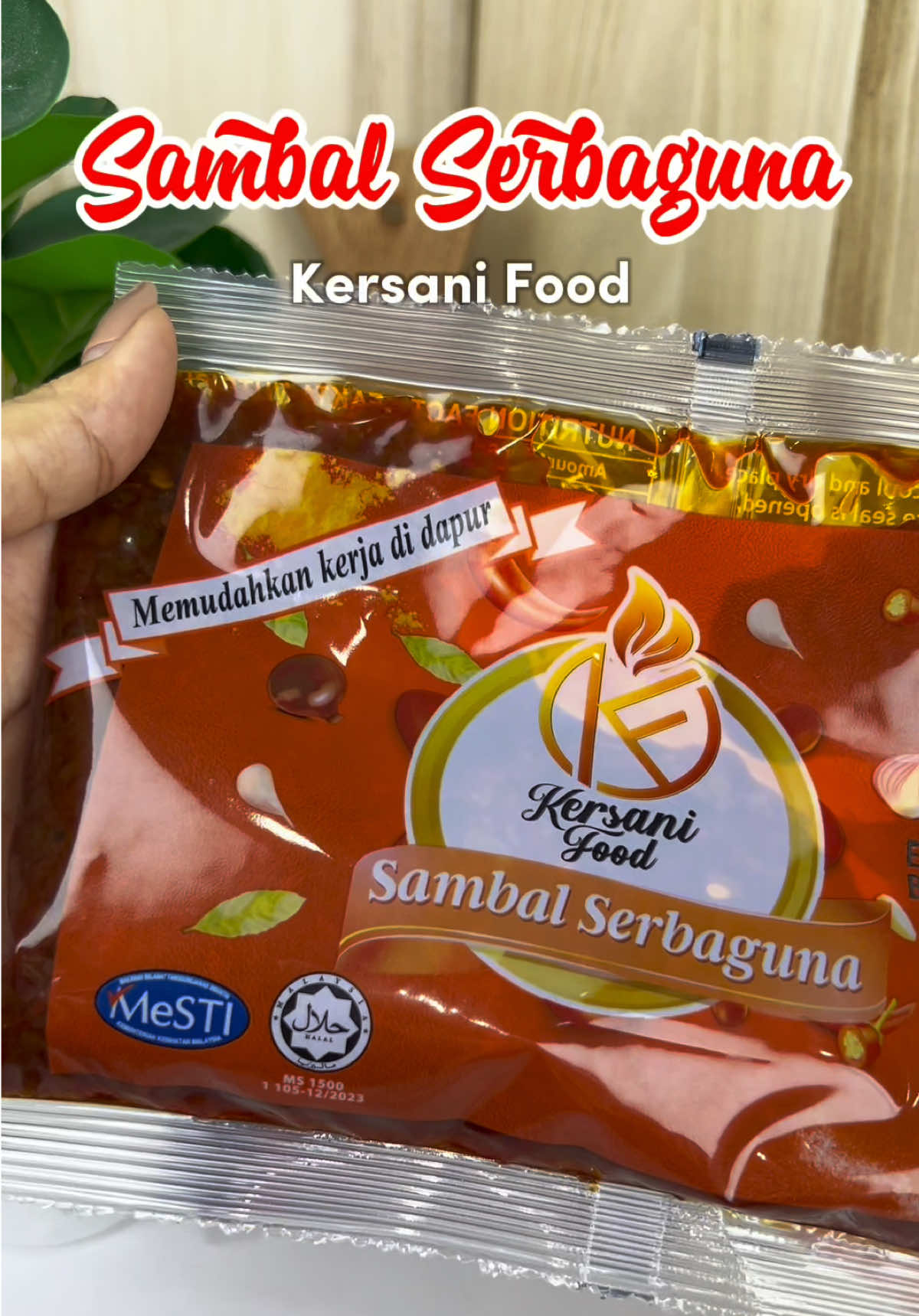 Sangatlah menjimatkan masa ya sambal serbaguna ni! Kalau korang nak tengok kami masak-masak, comment kat bawah nak resepi apa tau!  #kersanisambal #sambalserbaguna #sambalnasilemak #sambalpenyet #kersanifood #makananviral #resipimudah #paydaysales #trending #viral #fyp #fyppppppp #makananhalal #halalfoodie #halalfood #1212sale #newyearsale #makanansedap #kuahrojakviral #dodoltradisionalmelaka #rojakbuah 