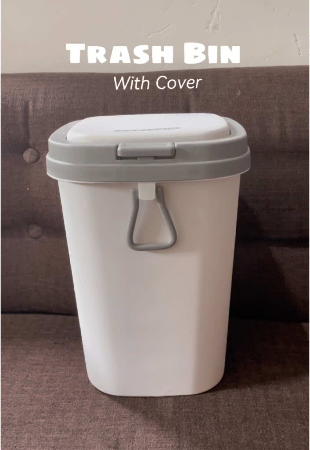 Trash Bin with Cover #trashcan #trashbin 