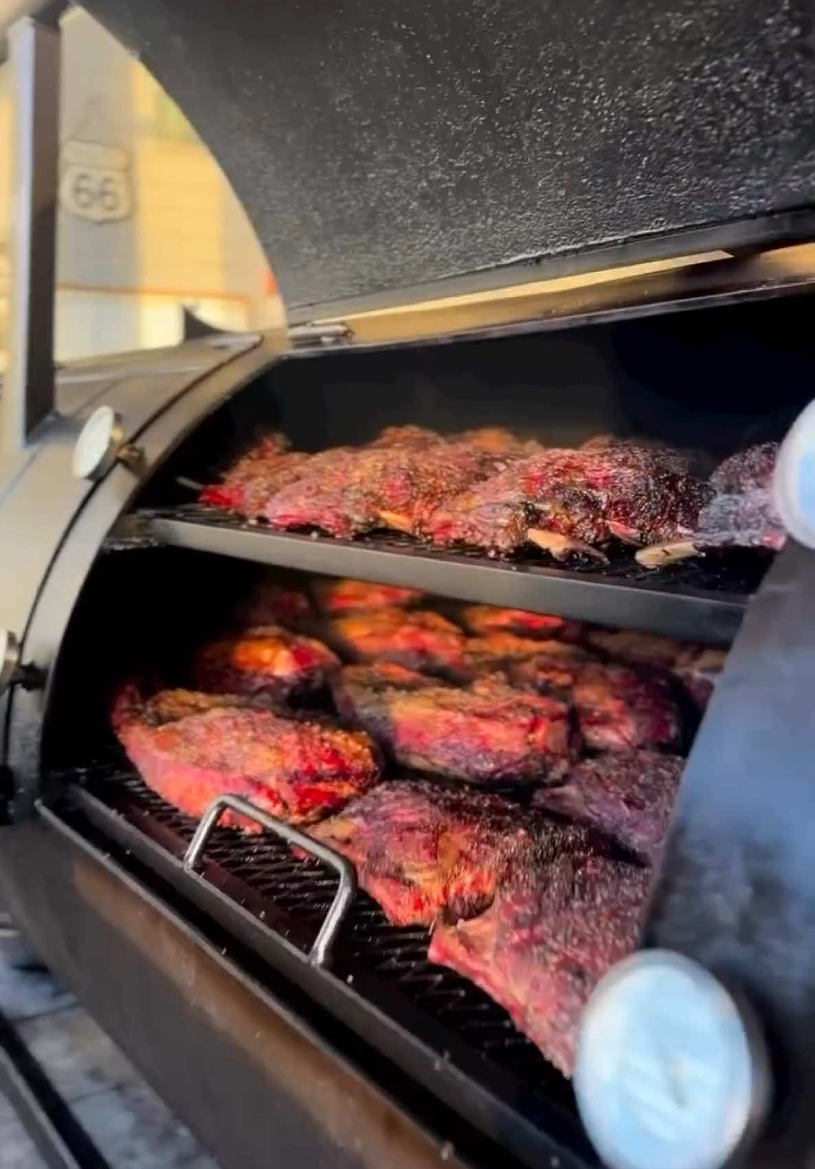 BEEF RIBS & BRISKETS FOR DAYZZZ!! 🔥💨💨💨 #bbq #fabrication #grill #livefirecooking #brisket #ribs #steak #meat #smoker #pitmaster #alabama #rolltide #trump #fall #hunting #buck #venison #welding #gsp #family #farm #veteran #whitetail #Outdoors  #fyp #chef #saudiarabia #shirleyfabrication #beefribs 